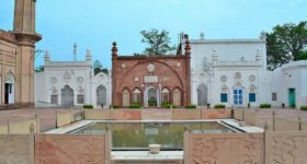 Grave of Sir Syed at Sir Syed Hall Jama Masjid