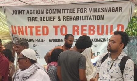Relief and Rehabilitation Support for Vikasnagar Fire-Affected Families